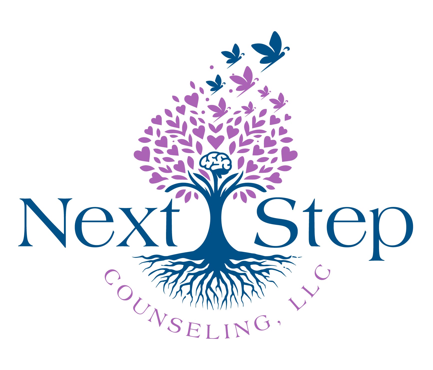 A logo of next step counseling, llc